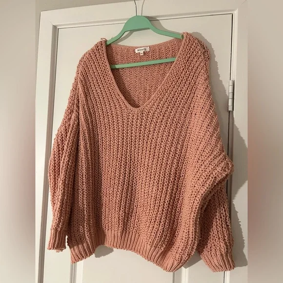 Miracle USA V-neck Chenille Pullover Sweater - Picture 2 of 5